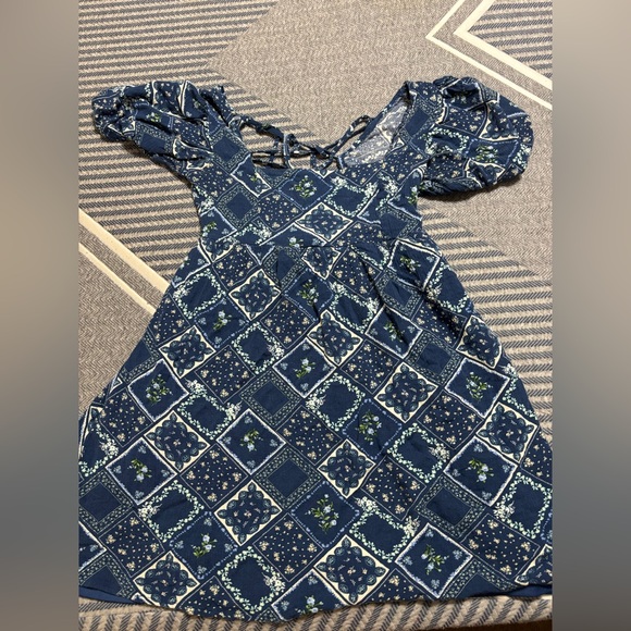 💘5 for $25 / Altar'd State Blue Patterned Dress - Picture 2 of 15